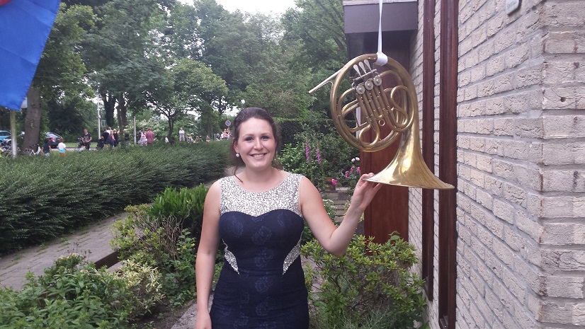 Geslaagd voor de batchelor klassiek hoorn in Rotterdam