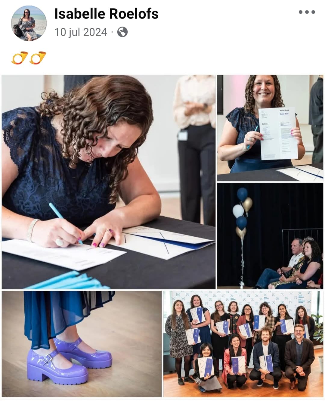 Master Natuurhoorn gehaald