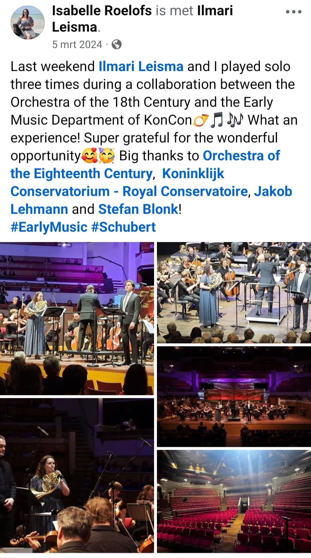 Solo bij het orkest van de 18e eeuw